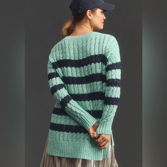 Anthropologie Pilcro Longline Stitch Sweater NWT - Picture 2 of 12